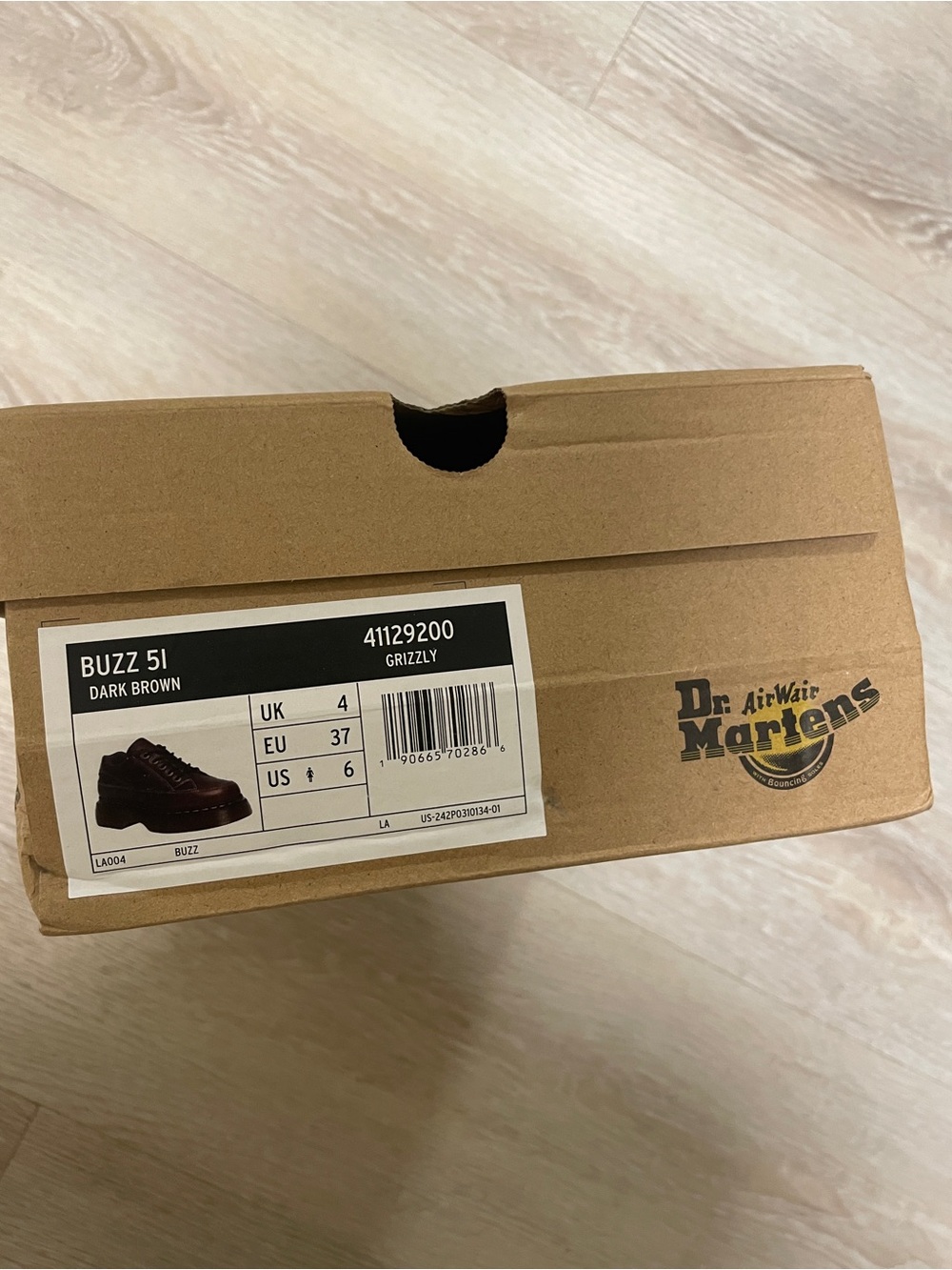 New Dr. Martens Buzz 5 Eye Brown Sz 6 - Picture 3 of 7